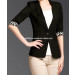 Autumn Newest Long Sleeve Fashion Women Black Small Suit