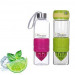 BPA-Free Glass Lemon Infusion Bottle with Circus Zinger