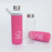 BPA Free Wholesale Glass Water Bottle with Sleeve Dn-165
