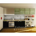 Baked Paint Kitchen Cabinet (M-L92)