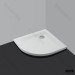 Bathroom Anti-Slip Sector Solid Surface Corner Shower Tray