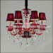 Beautiful Red Crystal Chandelier Pendant Lamp
