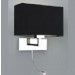 Bedside Gooseneck Hotel LED Wall Lamp with Fabric Shade (MB2260-B)