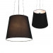 Black Fabric Shade Home Hanging Pendant Lamp in CE