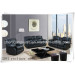 Black PU Leather Electric Recliner Sofa (A-3591)