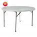 Blow Molded Plastic Round Table Folding 48''*30''