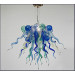 Blowing Rainbow Glass Pendant Lamp