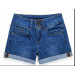 Blue Cloud Wash Hot Denim Shorts for Women