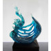 Blue Coloured Glaze Resin Art Gift, Hotel Art Decoration