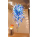 Blue Hand Blown Glass Chandelier for Home Decoration (YK-D18)