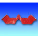 Bright Red Yx68-360-720 Corrugated Roofing Sheet