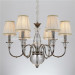 CE UL Approved Crystal Iron Chandelier Lighting (SL2068-6)