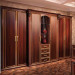 California Red Melamine Board Bedroom Wardrobe (OP-YG21110)