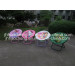 Camping Beach Chair Folding Moon Kids Chair with Cartoon Animal Printing