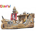 Caribbean Pirate Ship Slide/Inflatable Slides for Sale B005
