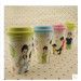 Ceramic Mug with Silicone Lid, Coffee Mug Without Handle