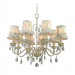 Chandelier with Fabric Shade and Crystal (CH-880-8006X8)