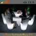 Cheap Plastic LED Dining Table Banquet Table Chairs