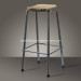 Cheap and Practical Wood Top Stool
