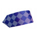 Checkered Ties Silk and Polyester Woven