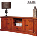 China Holike Antique European Style Solid Wood TV Cabinet