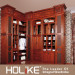 China Holike Classical European Style Luxury Solid Wood Wardrobe