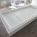 China Solid Surface White Matt Stone Shower Tray Price