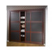 Classic Black 3 Sliding Bedroom Wardrobe (OPY2010A-14#)