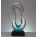 Collectible Clear Resin Art Sculpture
