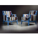 Colorful Fabric Sofa Chair, Living Room Furniture (LS-545)