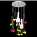 Colourful Glass Room Pendant Light Modern (MD4020R-12)