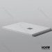 Competitive Price Customized Rectangular Solid Surface Shower Tray