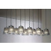 Contemporary Clear Shade Designer Pendant Lamps (650S12)