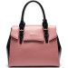 Contrast Color Genuine Leather Lady Satchel Fashion Bolsas Femininas (S948-B3049)