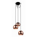 Copper Steel E27 Decorative Livingroom Pendant Lamps (MD6144-3CP)