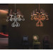 Country Style Copper Fabric Hotel Pendant Lamp (MD7018-6+3)