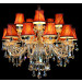 Countryside Style Crystal Ceiling Lamp for Room Decoration