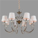 Crystal Pendant Lamp with Fabric Shade (SL2046-8)