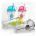 Custom Printing FDA/LFGB Approved Leaking Assistant Ice Plastic Travel Mug with Straw
