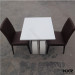 Customized Artificial Stone Food Court Fast Food Table Set