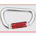 D Shaped Aluminum Climbing Carabiner Key Lock Carabiner