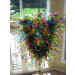 Decorated Hand Blown Glass Chandelier Lighting for Home