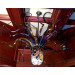 Decorative Colored Glass Flower Chandelier for Hotel Home
