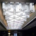Decorative Crystal Pendent Spiral Down Chandelier for Hotel Decoration