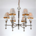 Decorative Iron Chandelier with Fabric Shade (SL2051-6)