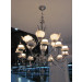 Decorative Teapot Pendant Lamp with Glass Crystal Drops (1089S)