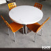 Dia. 70 Cm Round Artificial Stone Food Court Dining Table Sets