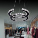 Dining Room Crystal Lighting Double C Chandelier Light (EM1368)