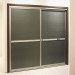 Double Door Sliding Tempered Glass Built-in Wardrobe (YG21232)