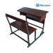 Double School Desk and Chair (MXZY-202)